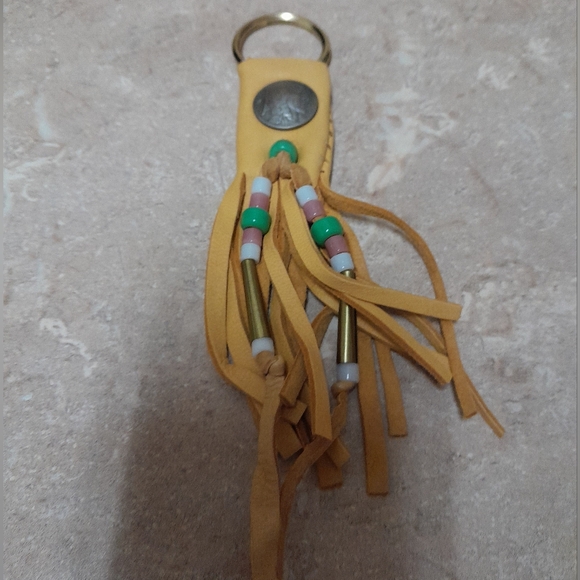 NEW! Indian Head Buffalo 1937 Nickel Deerskin Keychain  Size:OS   Unknown - Picture 7 of 7